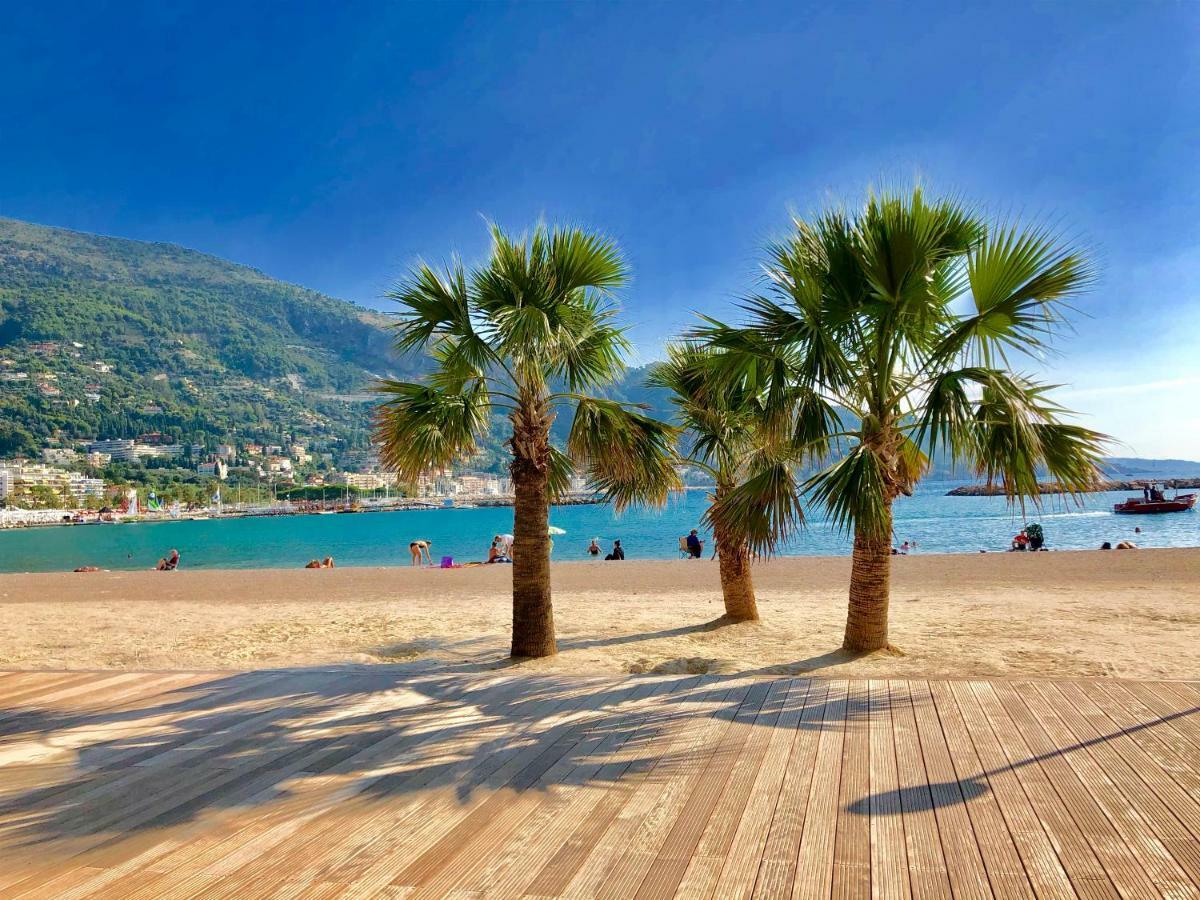 Les Glycines Apartment Menton Exterior photo